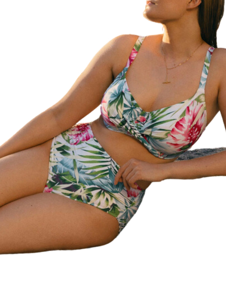 Langkawi Full Cup Bikini Top - White