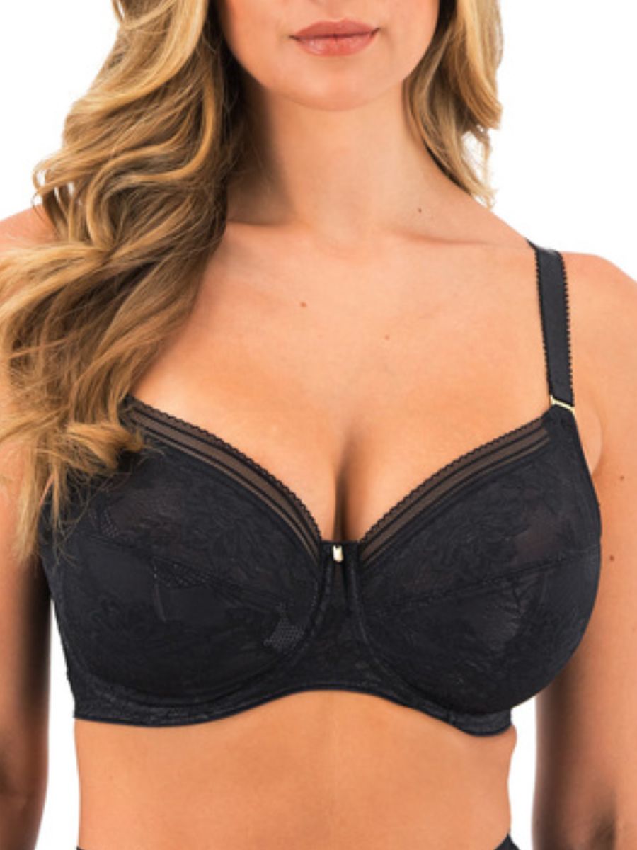 Fantasie Fusion Lace Side Support Bra - Black