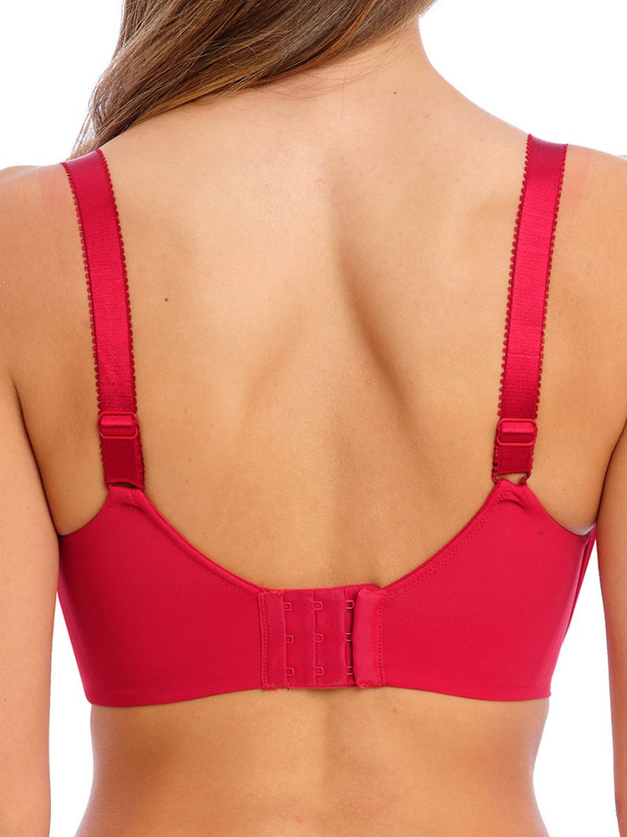 fantasie smoothease t shirt bra red