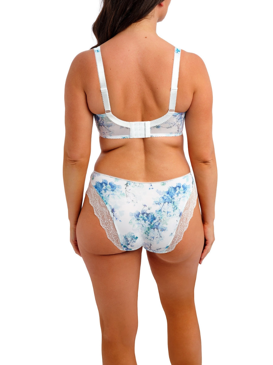 Lucia Side Support Bra - Blue Garden