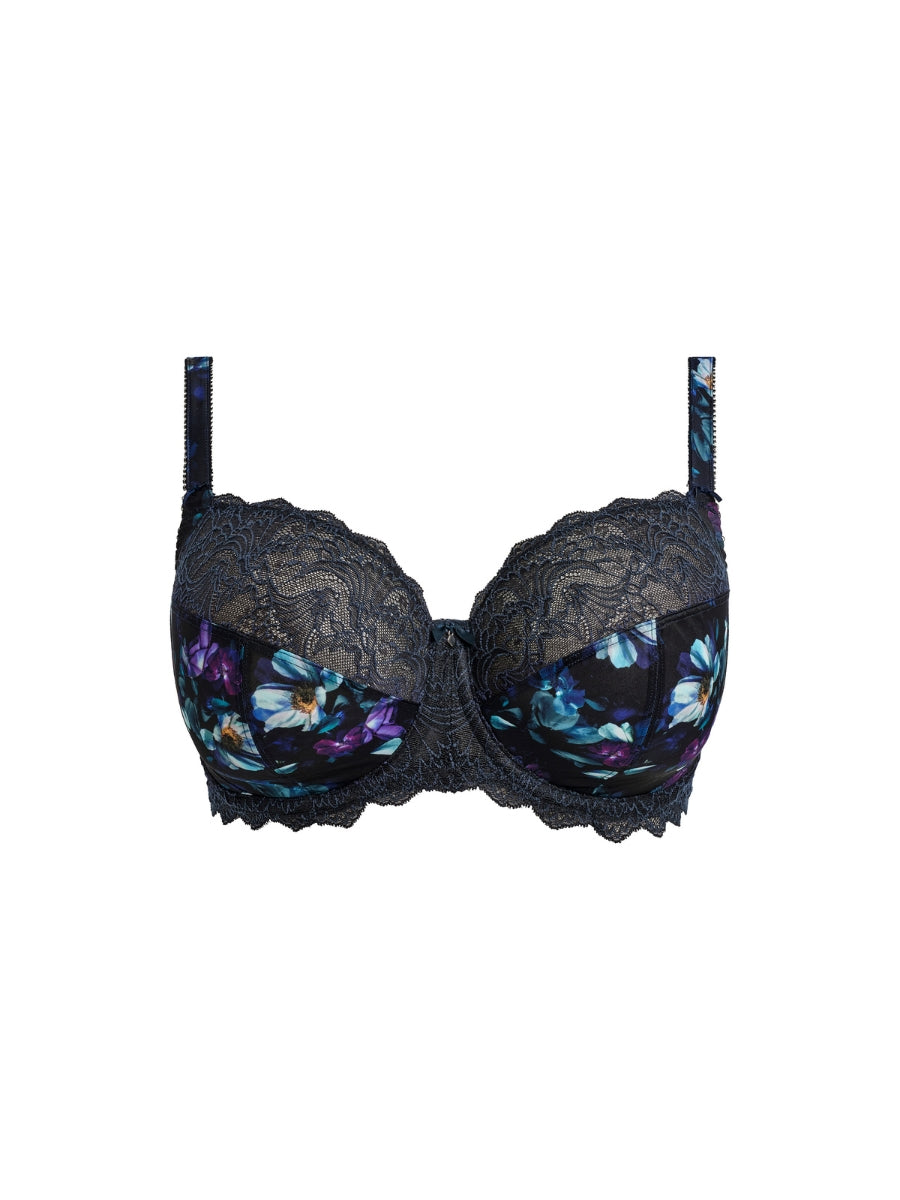 Lucia Side Support Bra - Midnight
