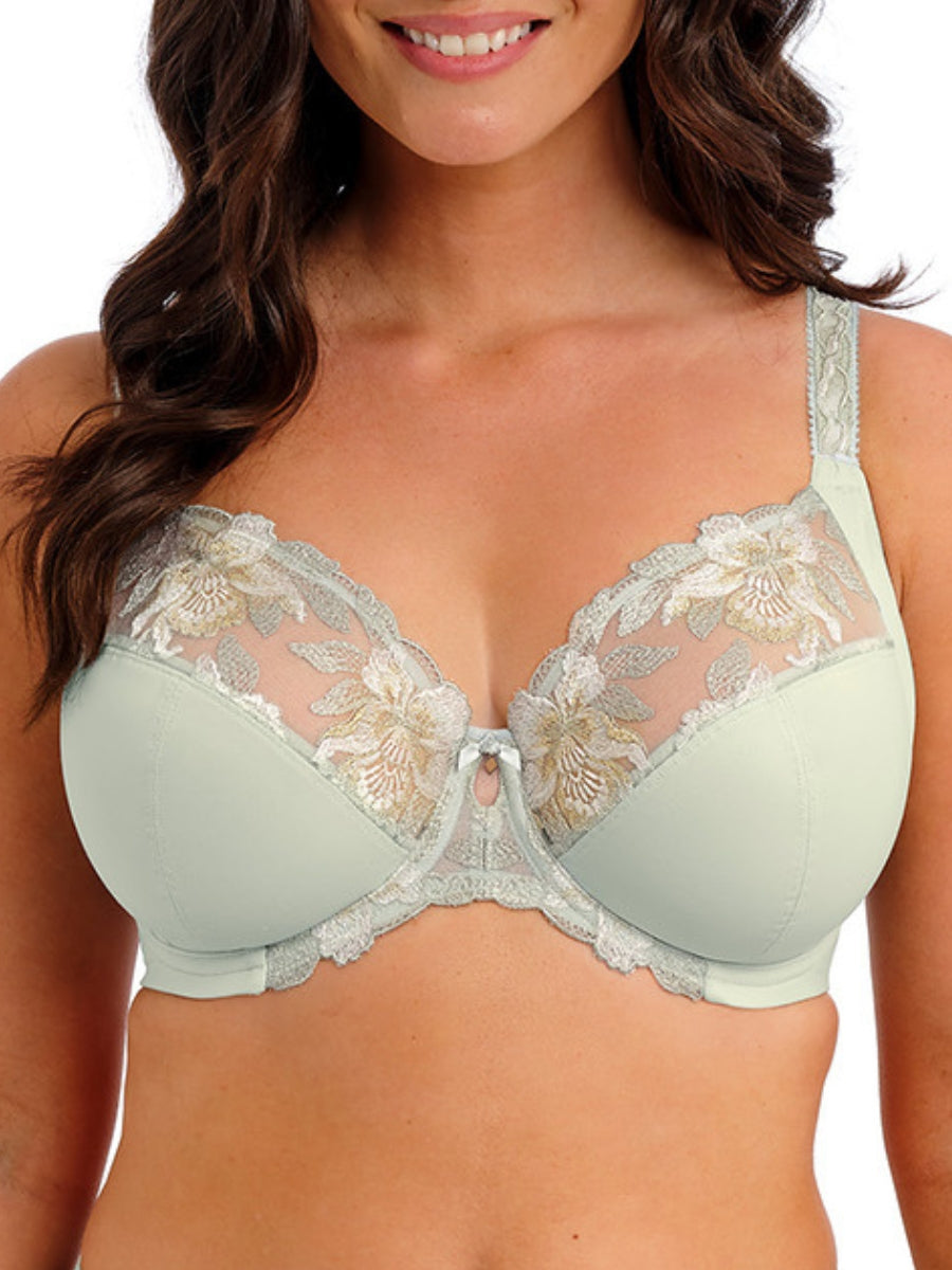 Magdalena Side Support Bra - Vintage Green