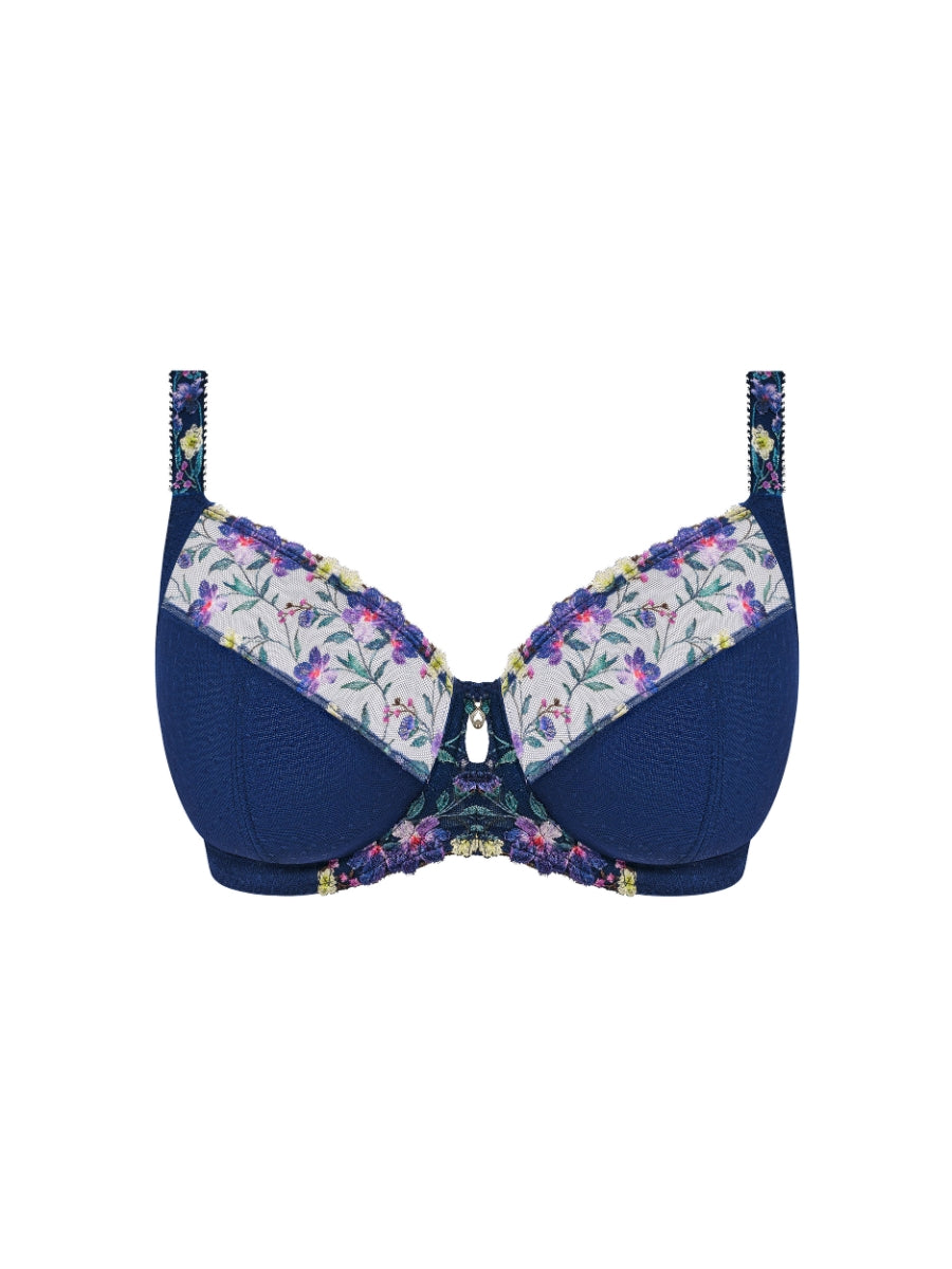 Marie Side Support Bra - Sapphire