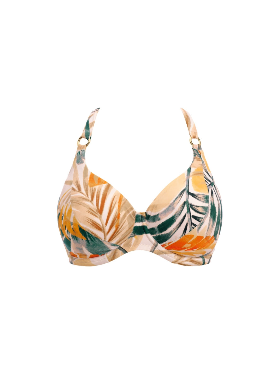 Maya Bay Halter Bikini Top - Warm Sunset
