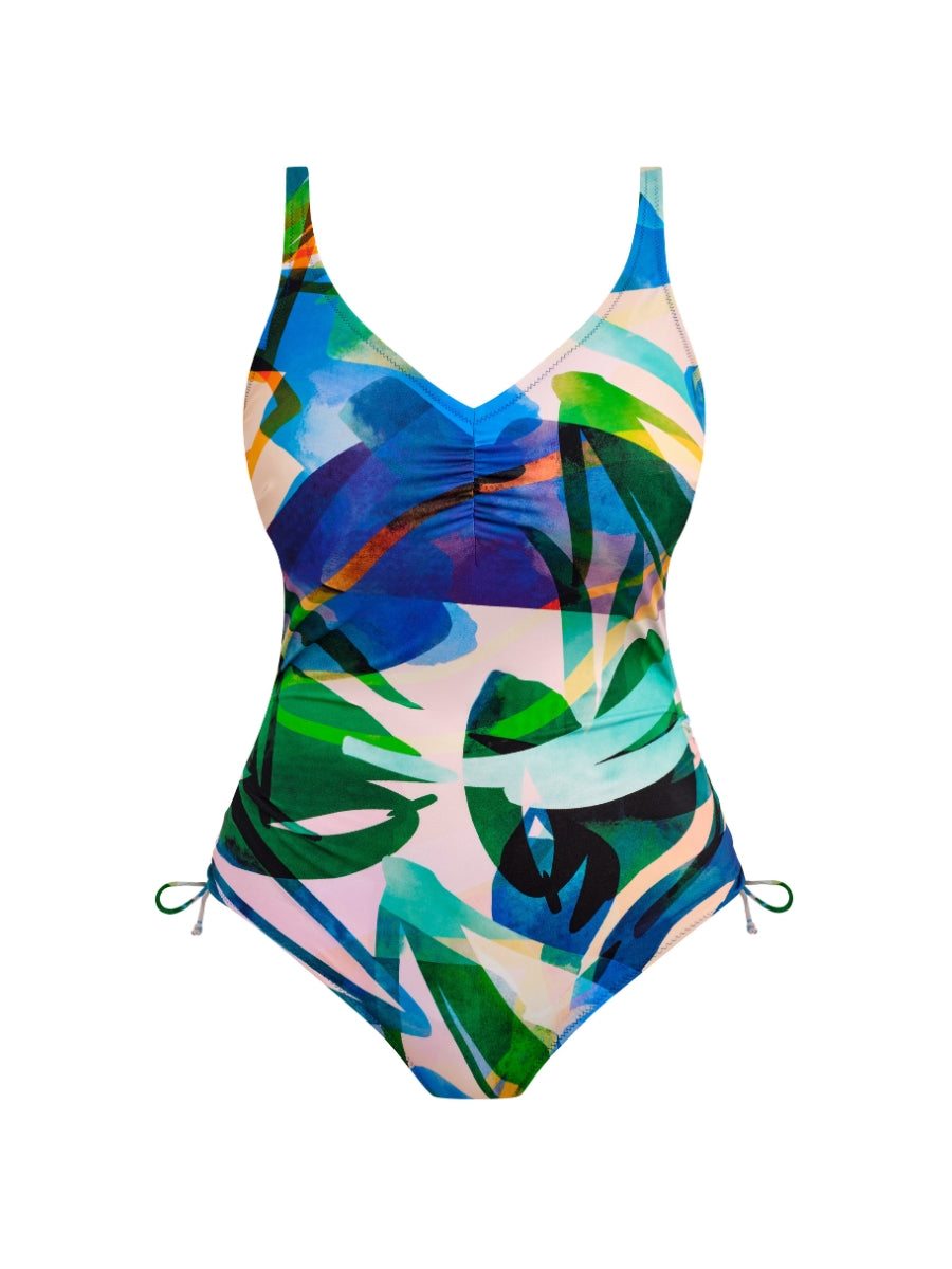 Molokai Shores V-Neck Swimsuit - Multi