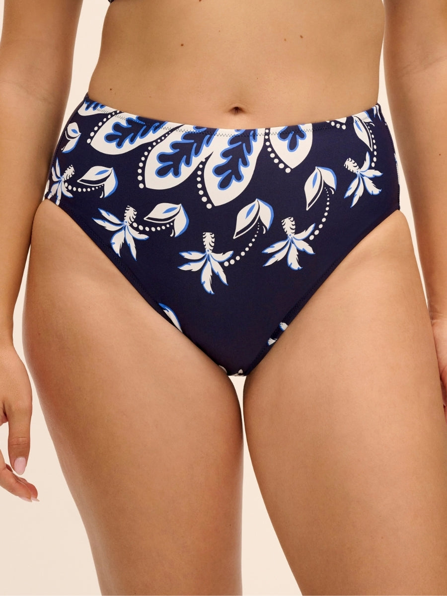 Playa Azul High Waist Bikini Brief