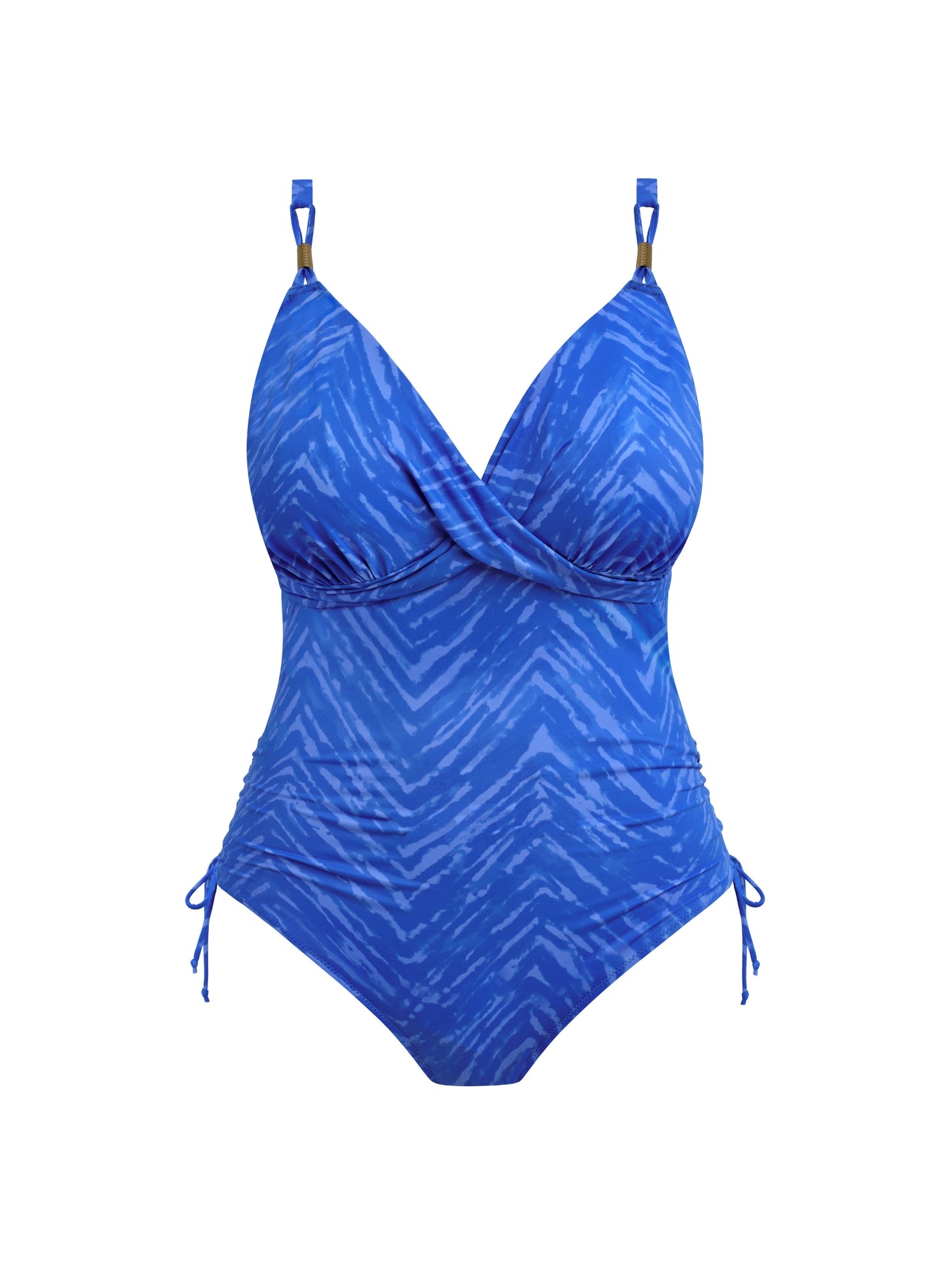 Punta Mita Plunge Swimsuit - Sapphire