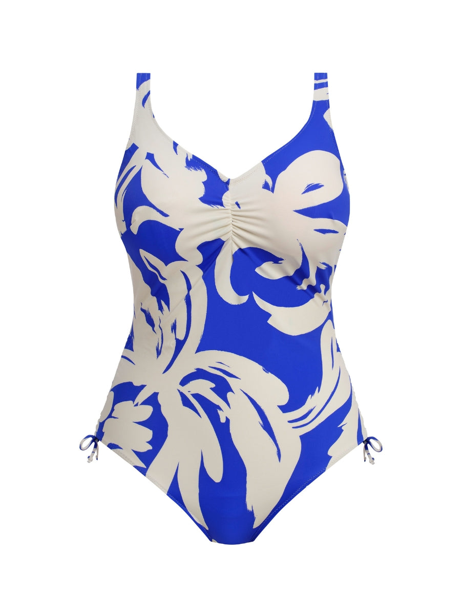 Rabida Island V-Neck Swimsuit - Ultramarine