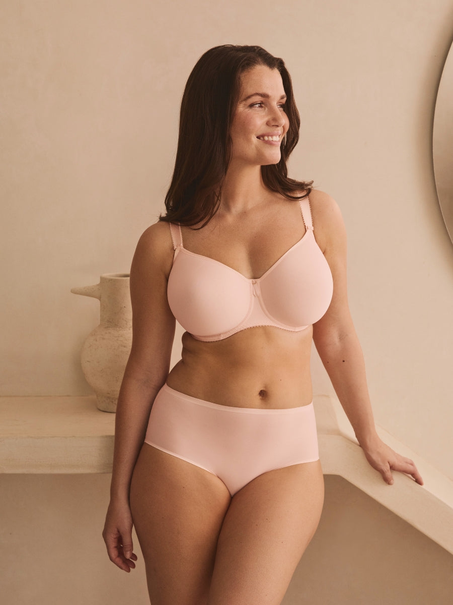 Rebecca Essentials Moulded Spacer Bra - Blush