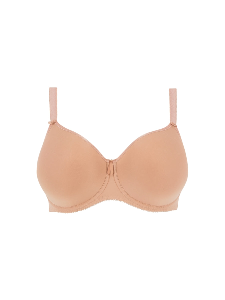 Rebecca Essentials Moulded Spacer Bra - Cafe Au Lait