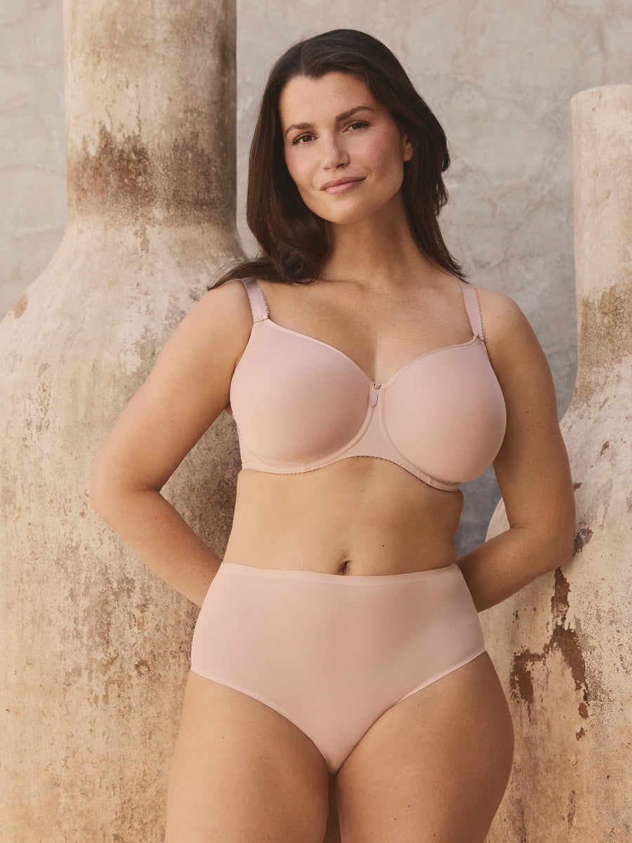 Rebecca Essentials Moulded Spacer Bra - Natural Beige