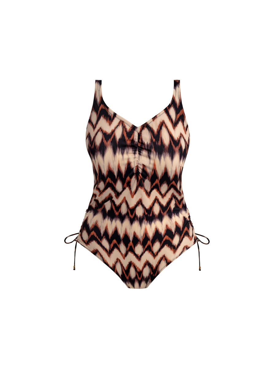 Sabana V-Neck Swimsuit - Copper Tint