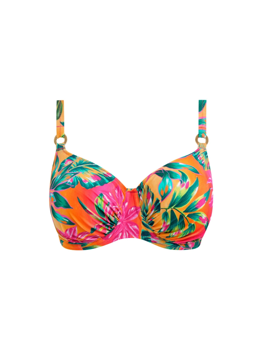 Sunset Reef Full Cup Bikini Top - Heatwave