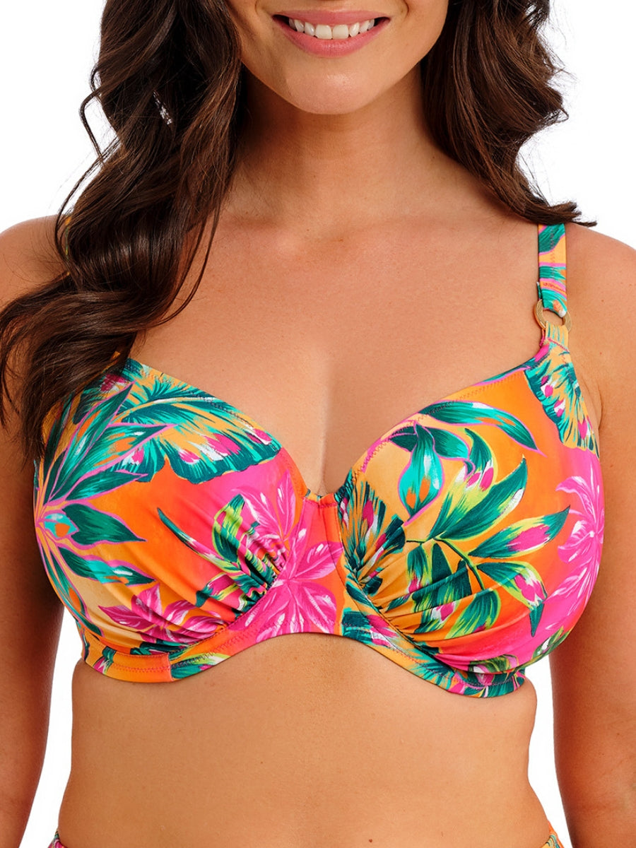Sunset Reef Full Cup Bikini Top - Heatwave