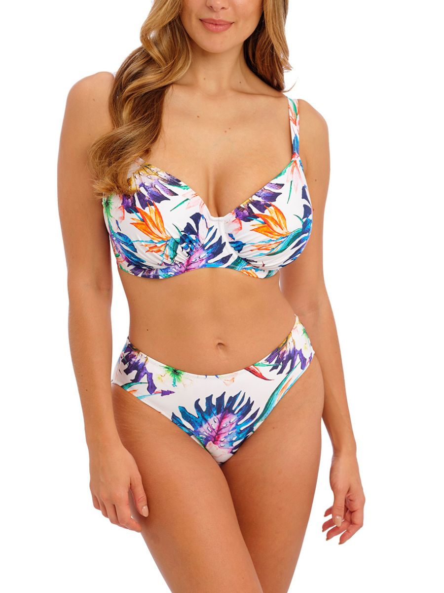 fantasie paradiso gathered full cup bikini top multi