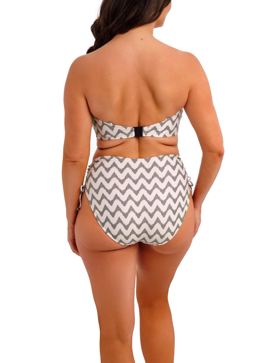 Vanuatu Bandeau Bikini Top - Creme Noire