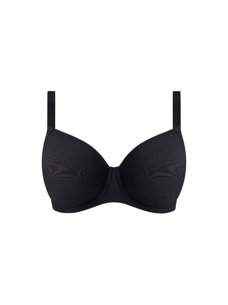 Essentially Smooth Balcony T-Shirt Bra - Black
