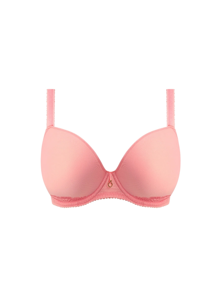 Fascinate Moulded Plunge T-Shirt Bra - Peach