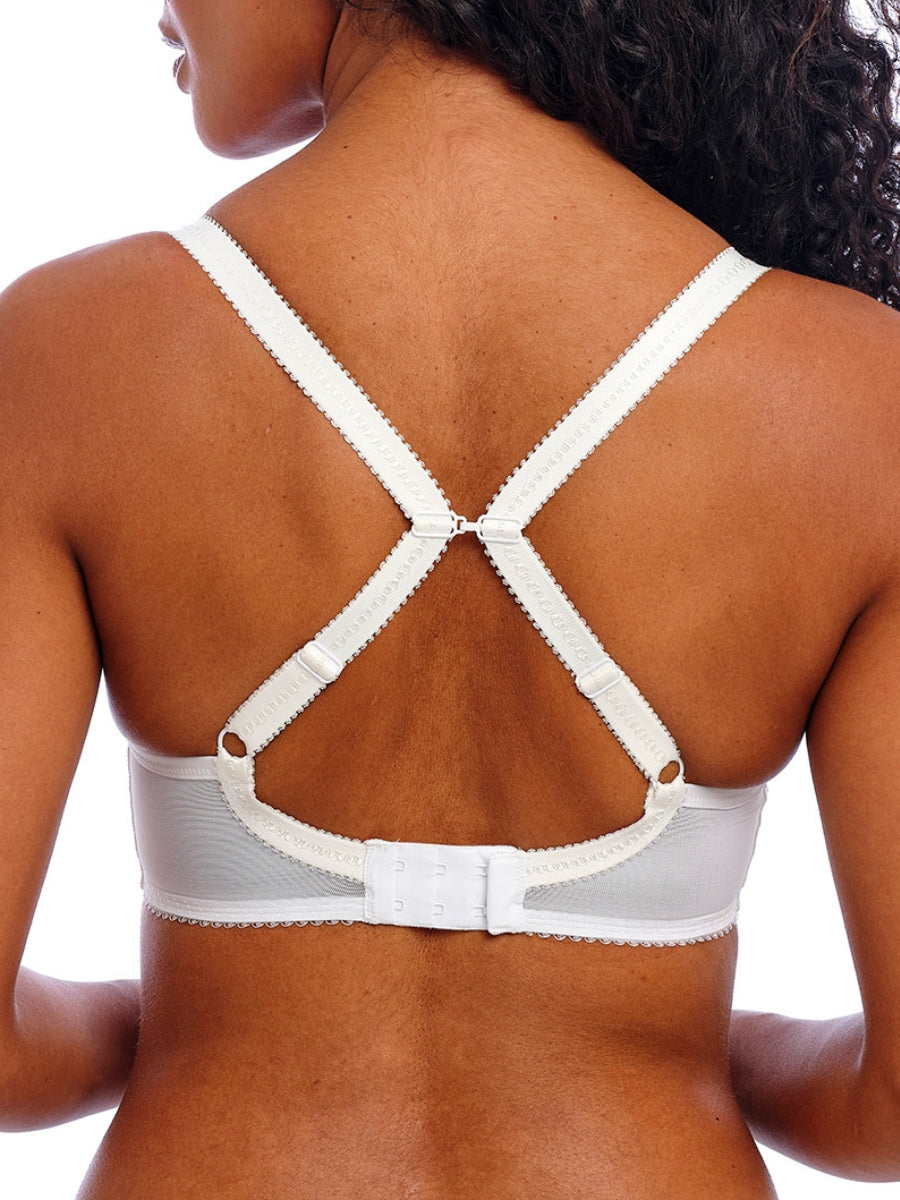 Fascinate Moulded Plunge T-Shirt Bra - White