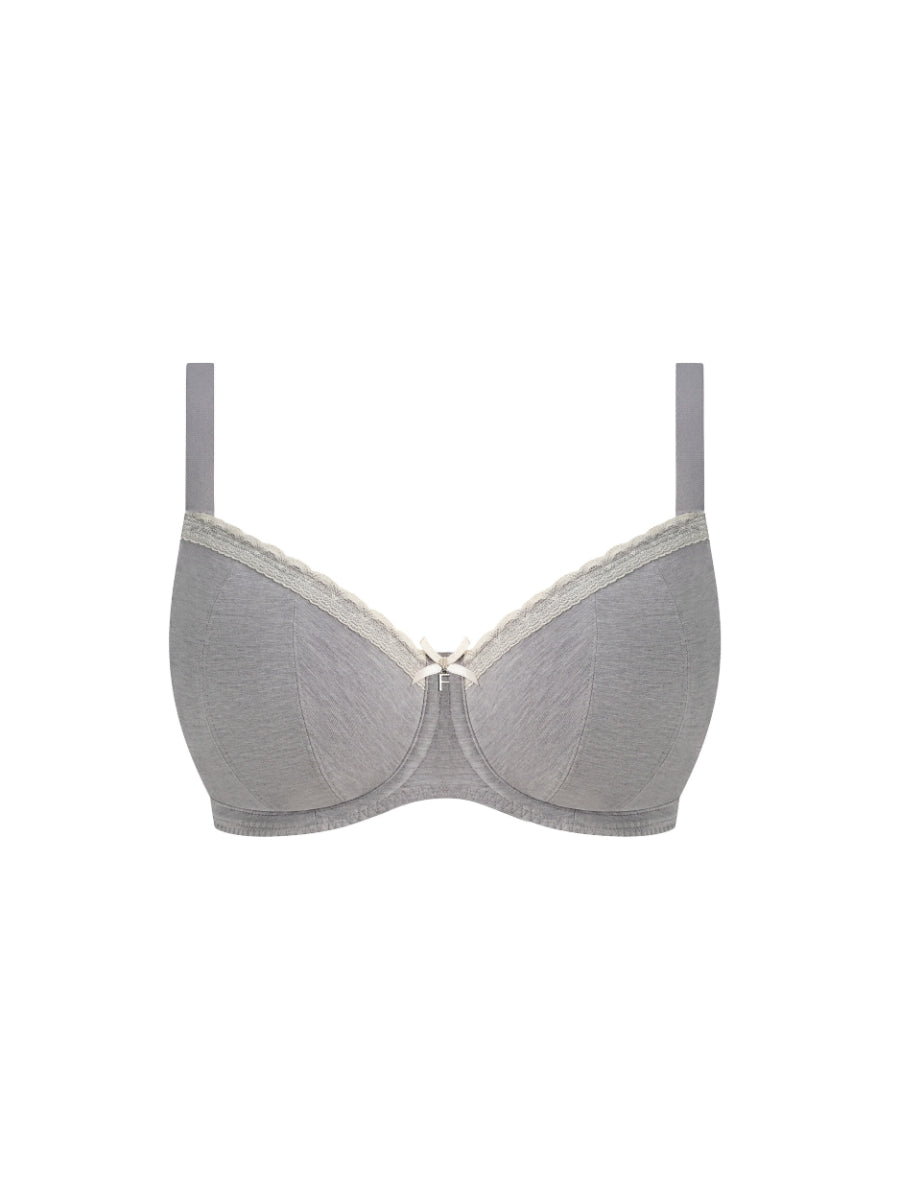Freya Flirt Padded Half Cup Bra - Grey Marl