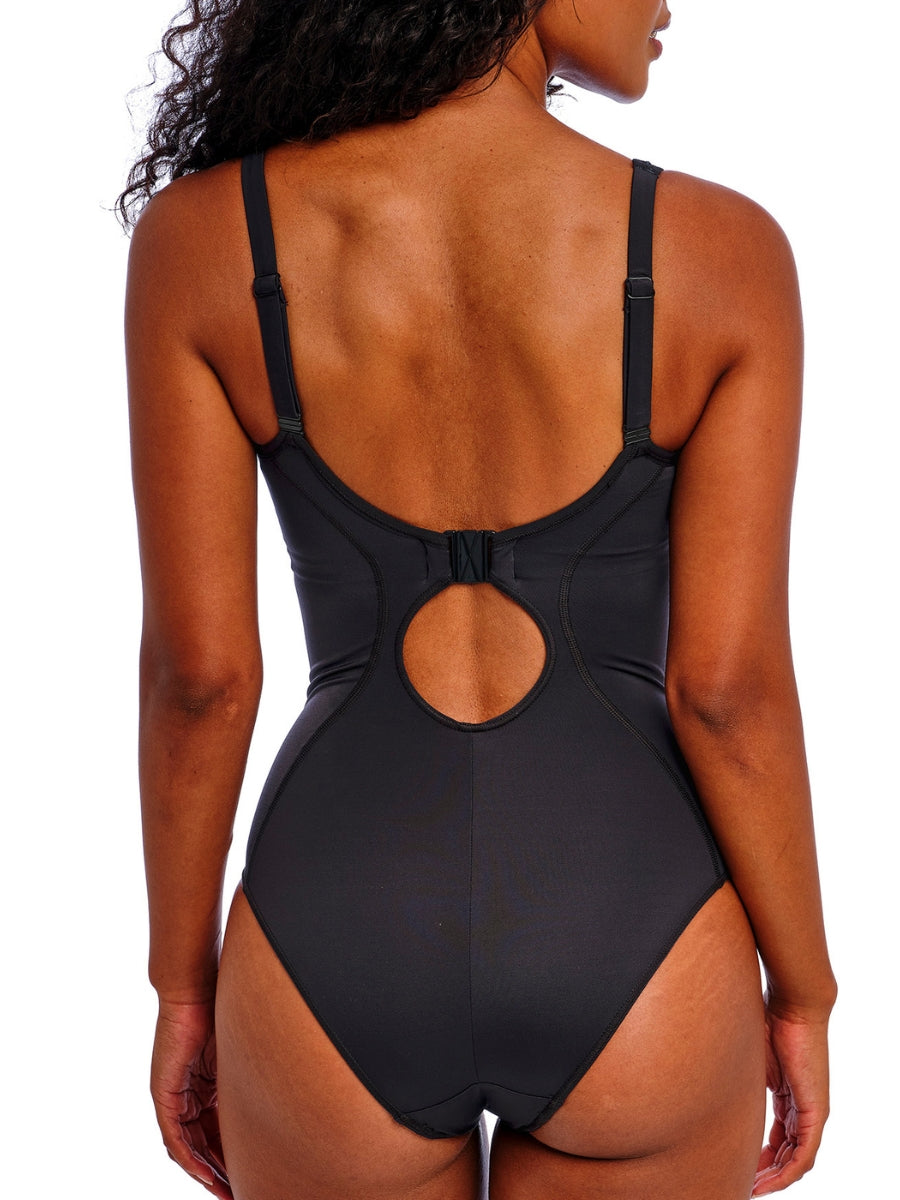 Active Freestyle Moulded Swimsuit - Midnight Leopard