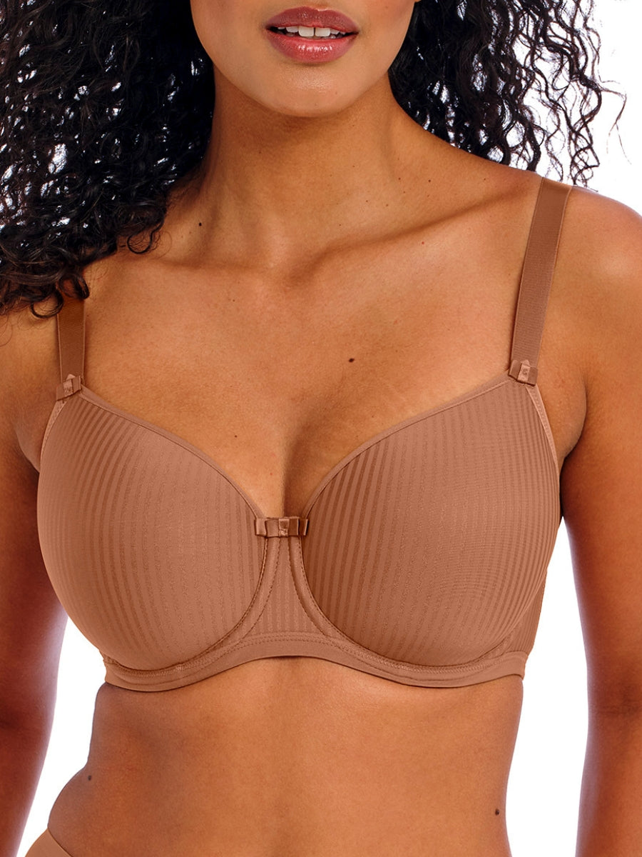Idol Moulded Balcony Bra - Cinnamon