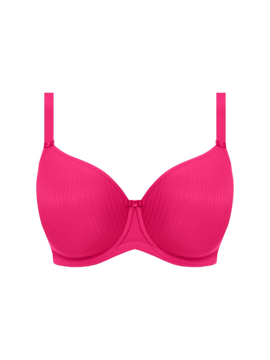 Idol Moulded Balcony Bra - Hot Pink