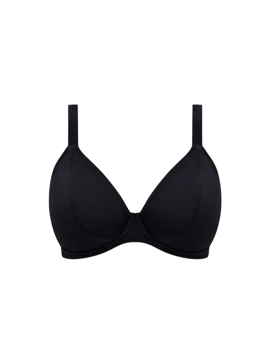 Jewel Cove Plunge Bikini Top - Pain Black