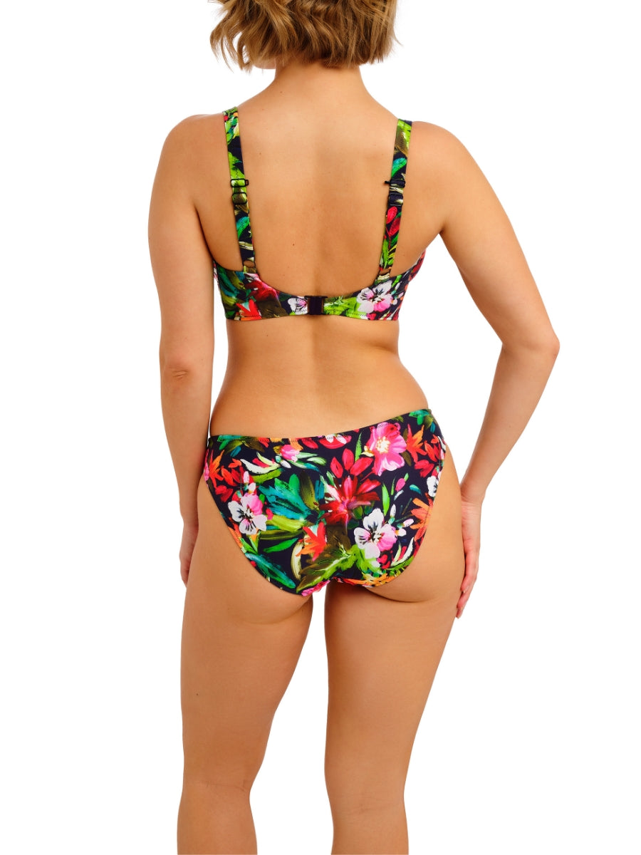 Kailua Shores Plunge Bikini Top - Midnight