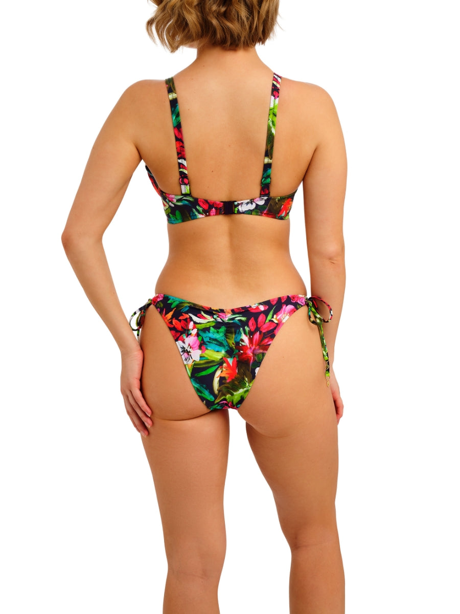 Kailua Shores Low Plunge Bikini Top - Midnight