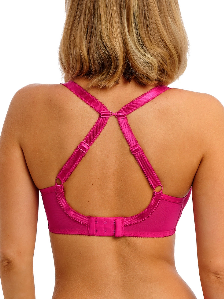 Laurine Moulded Plunge T-Shirt Bra - Raspberry