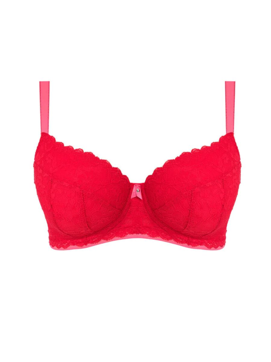 freya offbeat padded half cup bra Chilli Red