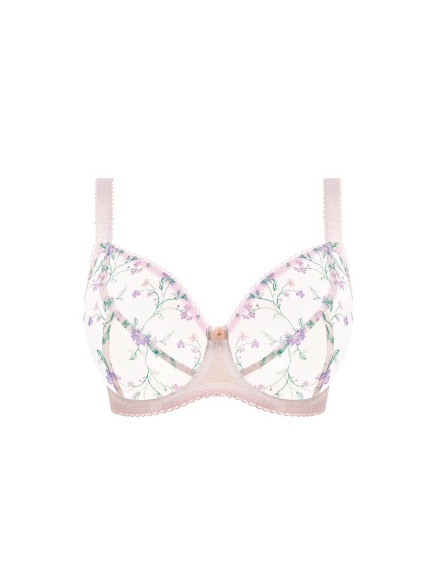Love Crush Plunge Bra - White Haze
