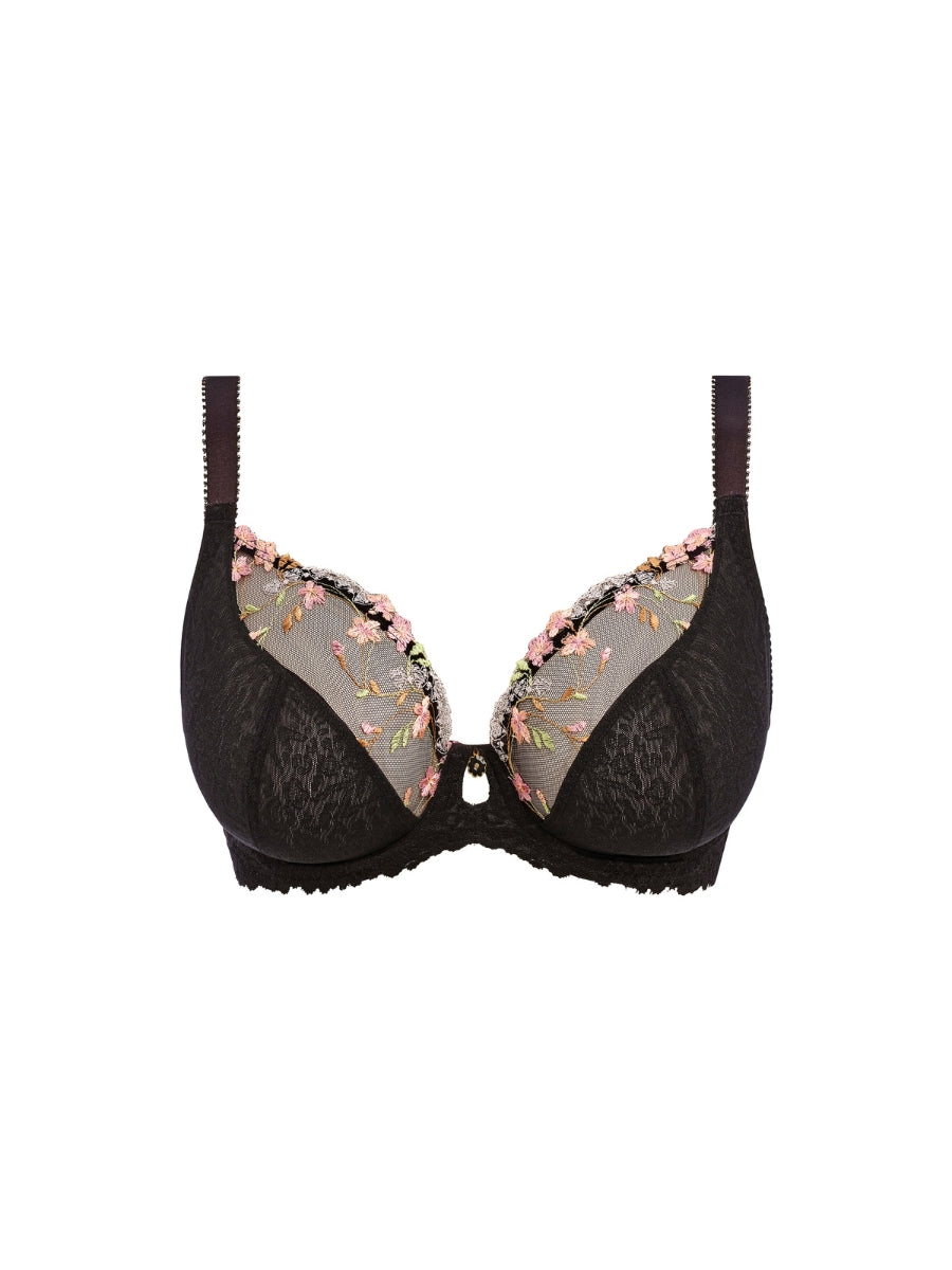Love-Haze Plunge Bra - Black