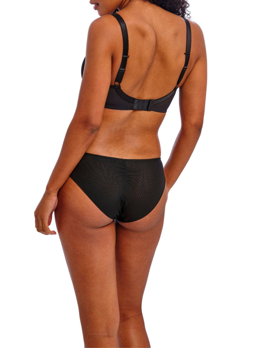 Love-Haze Moulded Plunge T-Shirt Bra - Black