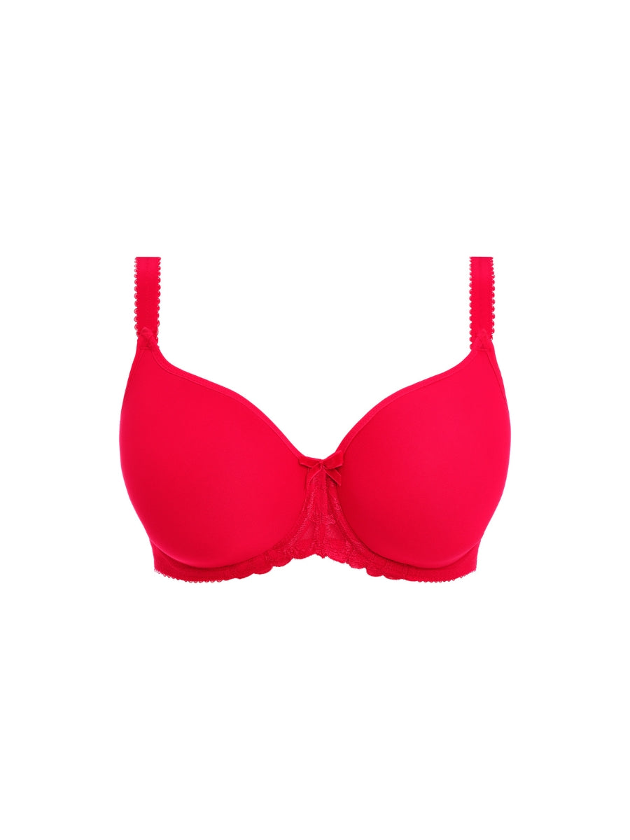 Loveland Moulded Spacer Bra - Bombshell Chilli Red