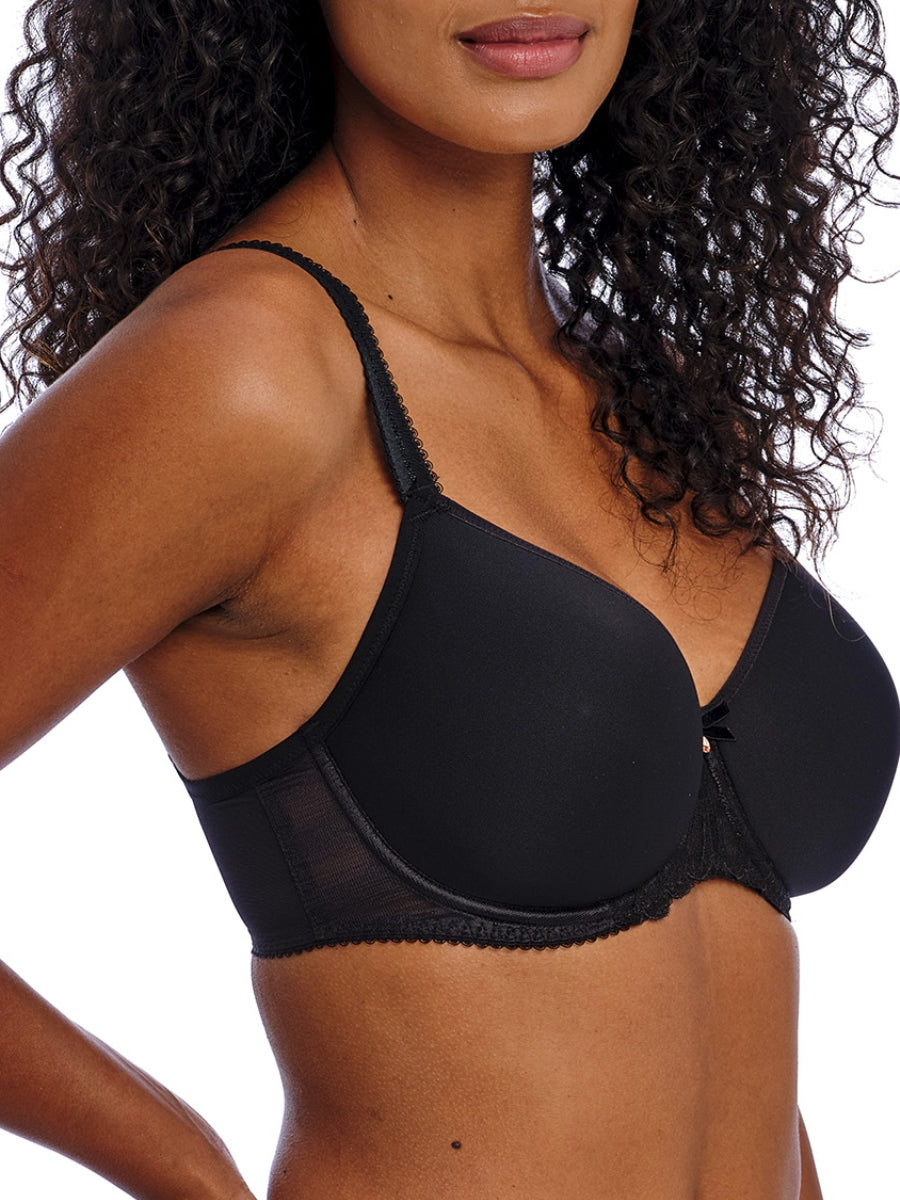 Loveland Moulded Spacer Bra - Bombshell Black