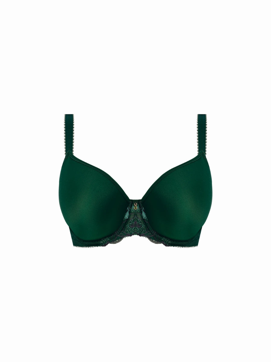 Loveland Moulded Plunge T-Shirt Bra - Deep Emerald