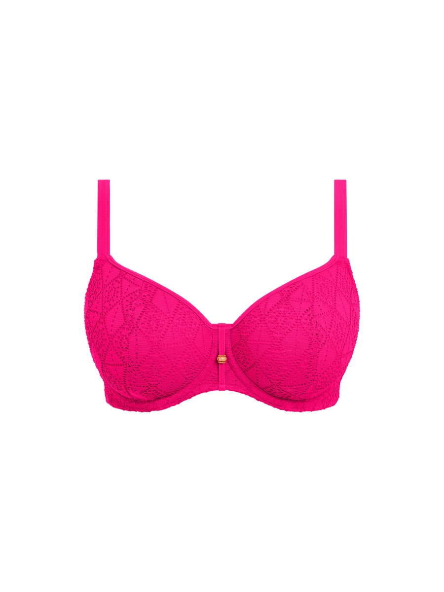 Nomad Nights Sweetheart Bikini Top - Fuchsia