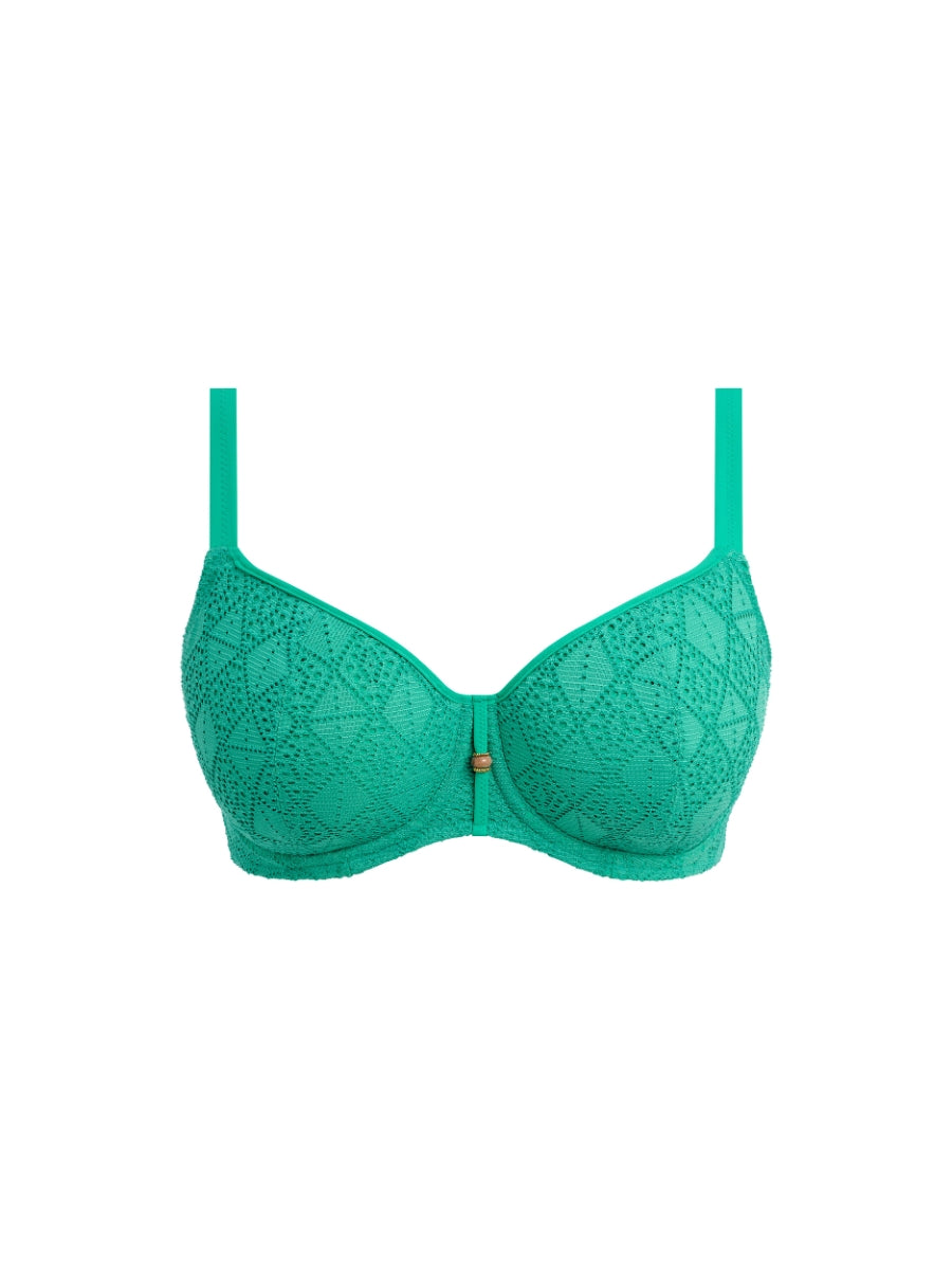 Nomad Nights Sweetheart Bikini Top - Marine