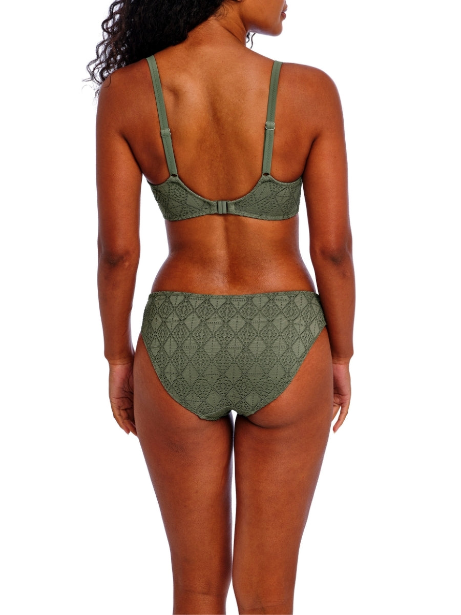 Nomad Nights Sweetheart Bikini Top - Sage