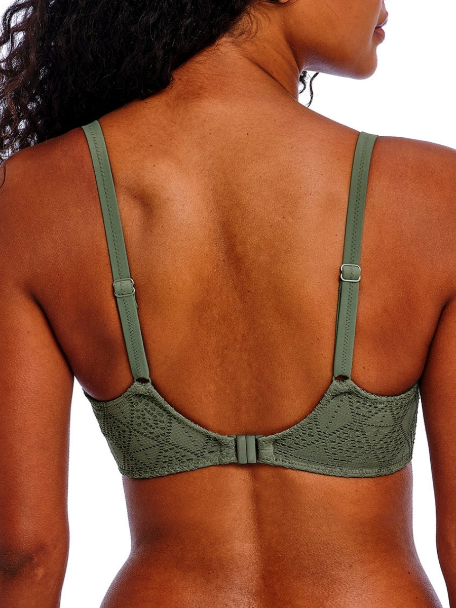 Nomad Nights Sweetheart Bikini Top - Sage