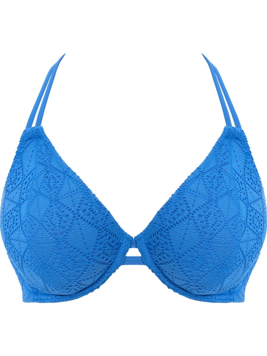 Nomad Nights Halterneck Bikini Top - Atlantic