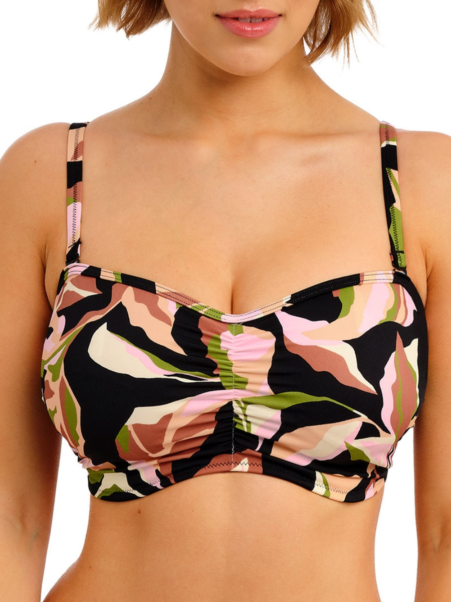 Ocean Avenue Bandeau Bikini Top - Multi
