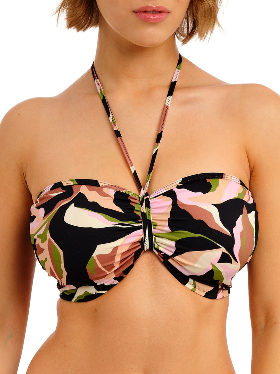 Ocean Avenue Bandeau Bikini Top - Multi
