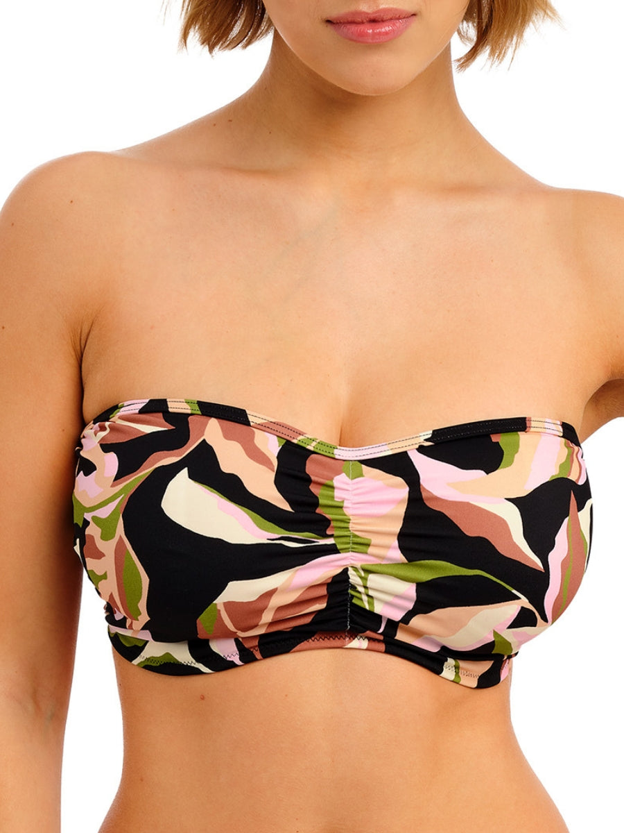 Ocean Avenue Bandeau Bikini Top - Multi