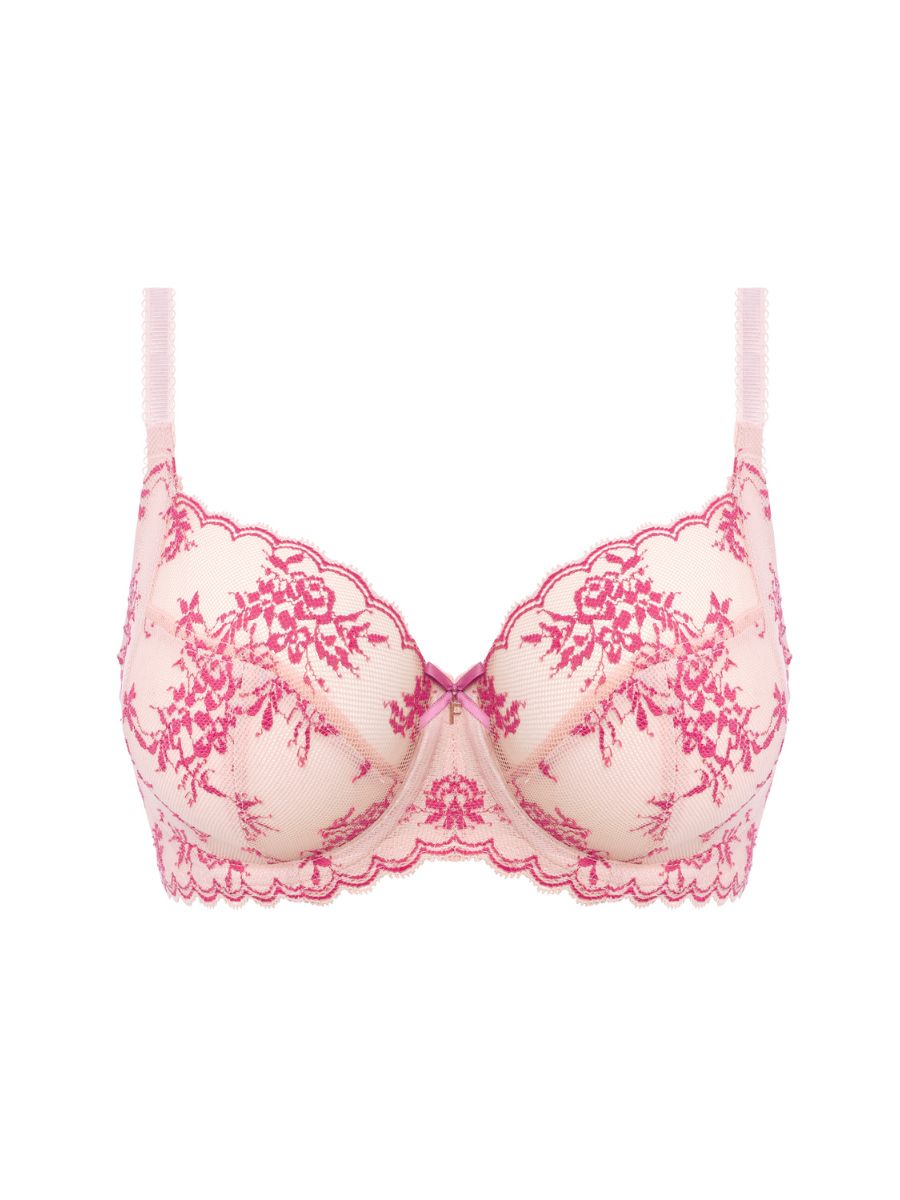 Offbeat Decadence Side Support Bra - Vintage Rose