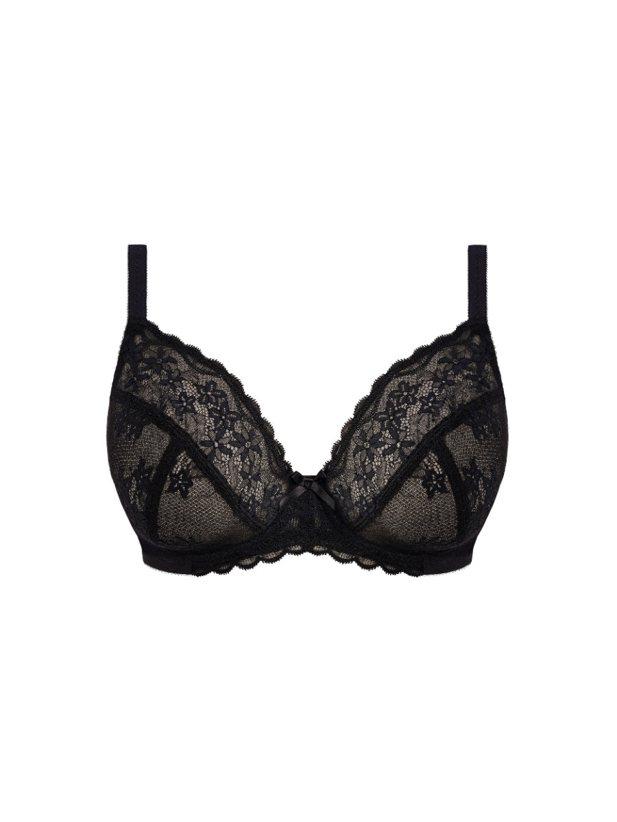 Quinn Plunge Bra - Black
