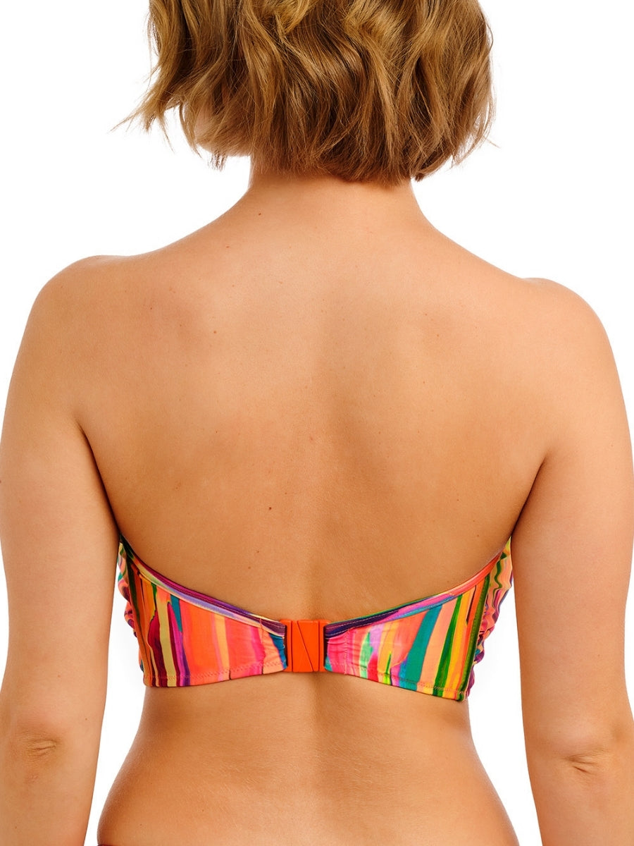 San Antonio Bandeau Bikini Top - Fiesta