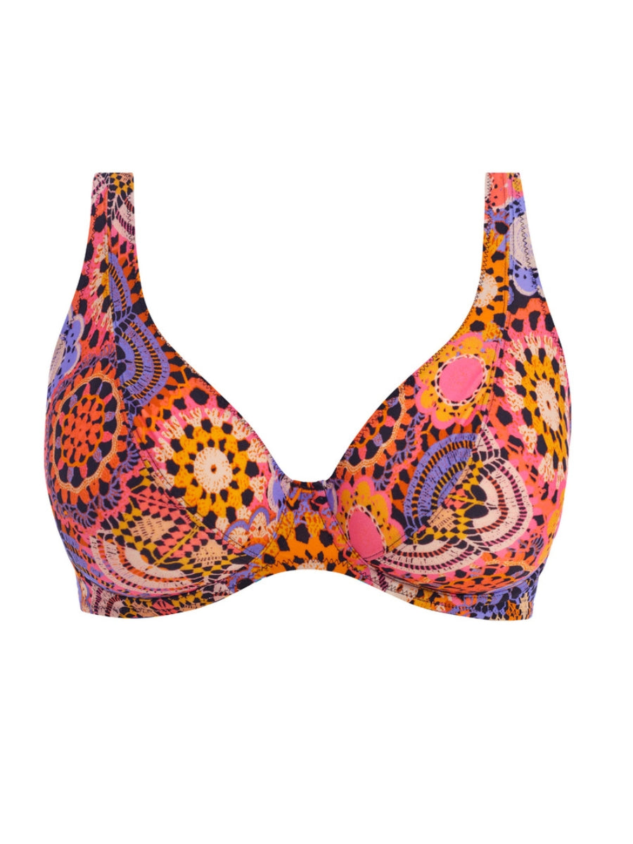 Santiago Nights High Apex Bikini Top - Multi